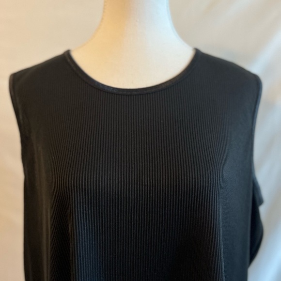 Vintage Allison Daley Plus Size Ribbed Shell Top - Picture 2 of 5